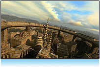 Future City City Screenshot, corporate downtown of Metropolis
