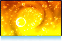 Golden bubbles  background cg modeling in max, rendered for High Definition