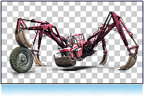 Tractor Spider Crab, funny pictures cars photorealistic agricultural urban digital character